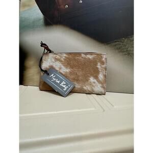 NEW MYRA BAG BAILEY RAY HAIRON COWHIDE CREDIT CARD HOLDER S-7466 MAKE OFFER!!
